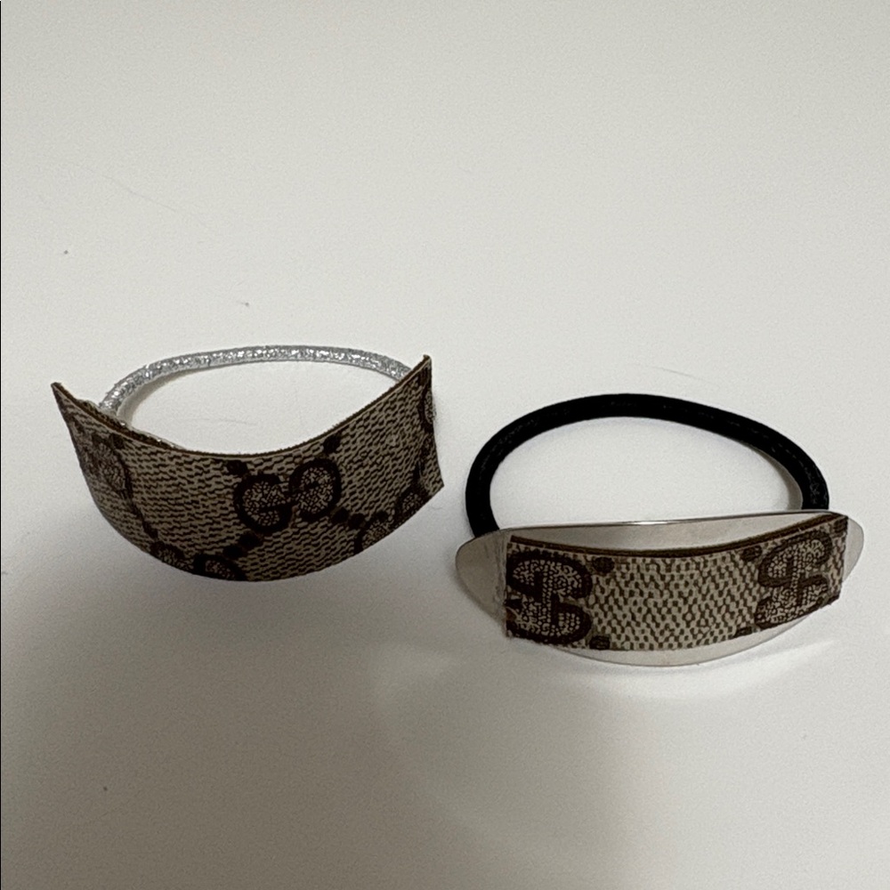 2 PCs Brand new Gucci upcycled hair tie